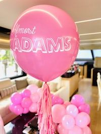 Personalized Helium Balloon with Tassel 