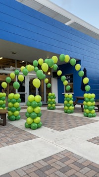 Helium Balloon Arch