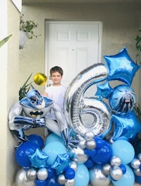 Batman Balloon Bouquet,Boy Gift Idea