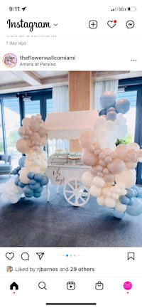 Balloon Garland,Dessert Cart